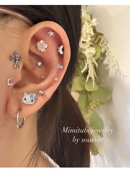 スリール(sourire)/耳ツボジュエリー