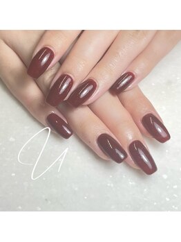 スタジオ結(STUDIO結)/ボルドーラメネイル