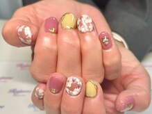 リジュベ(Rejuve)/春のお花ネイル☆持ち込みアート