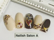 ネイリッシュサロン エー(Nailish Salon A)/ヴァレンタイン紗々ネイル