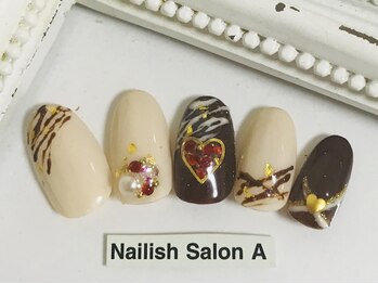 ネイリッシュサロン エー(Nailish Salon A)/ヴァレンタイン紗々ネイル