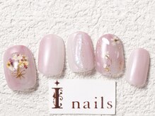 アイネイルズ 梅田店(I nails)/押し花ピンクニュアンス￥9200