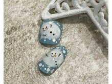 ロフティーネイル 駒川店(Lofty Nail)/溶けかけ雪だるま