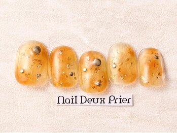 アイネイルズ 池袋店(I-nails)/クリアブラウンスタッズ