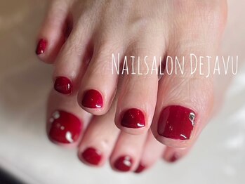デジャヴ(Dejave)/ボルドーフットネイル