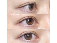 くるんと上向き♪サッと簡単に束感が作れるまつげパーマ＊