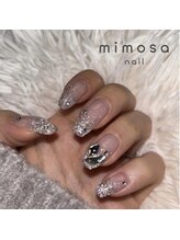 ミモザ(mimosa)/フラッシュネイル