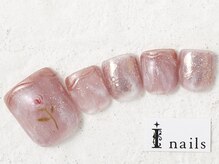 アイネイルズ 新宿店(I nails)/ふんわりガーリーフット