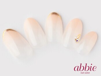 ネイルサロン アビー 宮益坂店(abbie)/ミラーフレンチグラデ ¥10626