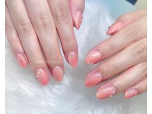 プトゥプトゥ(ptu ptu)/桃ネイル