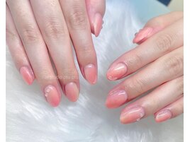 桃ネイル