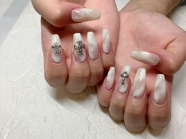 大理石風ネイル♪