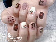 クインシー(Quincy)/バレンタインネイル