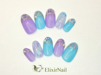 エリクサーネイル 新橋(Elixir Nail)/定額b カジュアル/クーポン使用
