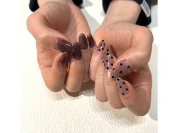 スペル(spell)/clear black×dot art
