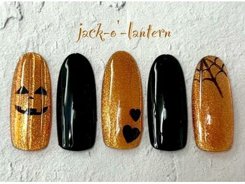 はあとねいる 板橋仲宿店/10月限定『Jack-o'-Lantern』