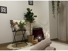 落ち着いたプライベート空間周りを気にせずゆったりとづうぞ。