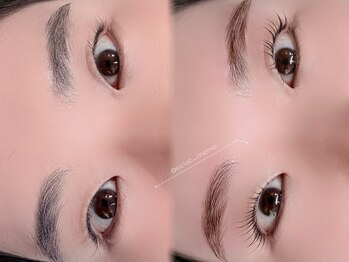 エクラ(eclat)/リフトカール&眉脱色