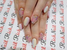 ネイル リッチ(Nail Rich)/水彩フラワー