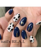 ネイルズリアル 倉敷(nail's RE.A.L)/ダルメシアンネイル