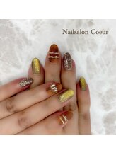 ネイルサロン クール(Nailsalon Coeur)/粘土ネイル　エスニック
