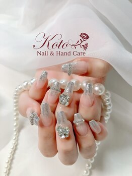 コト(KOTO)/ラメグラ/シルバー/チェーン