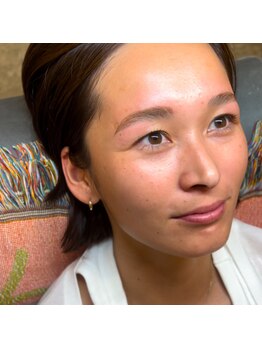 トランク(TRUNK)/メイクはカラーマスカラのみ