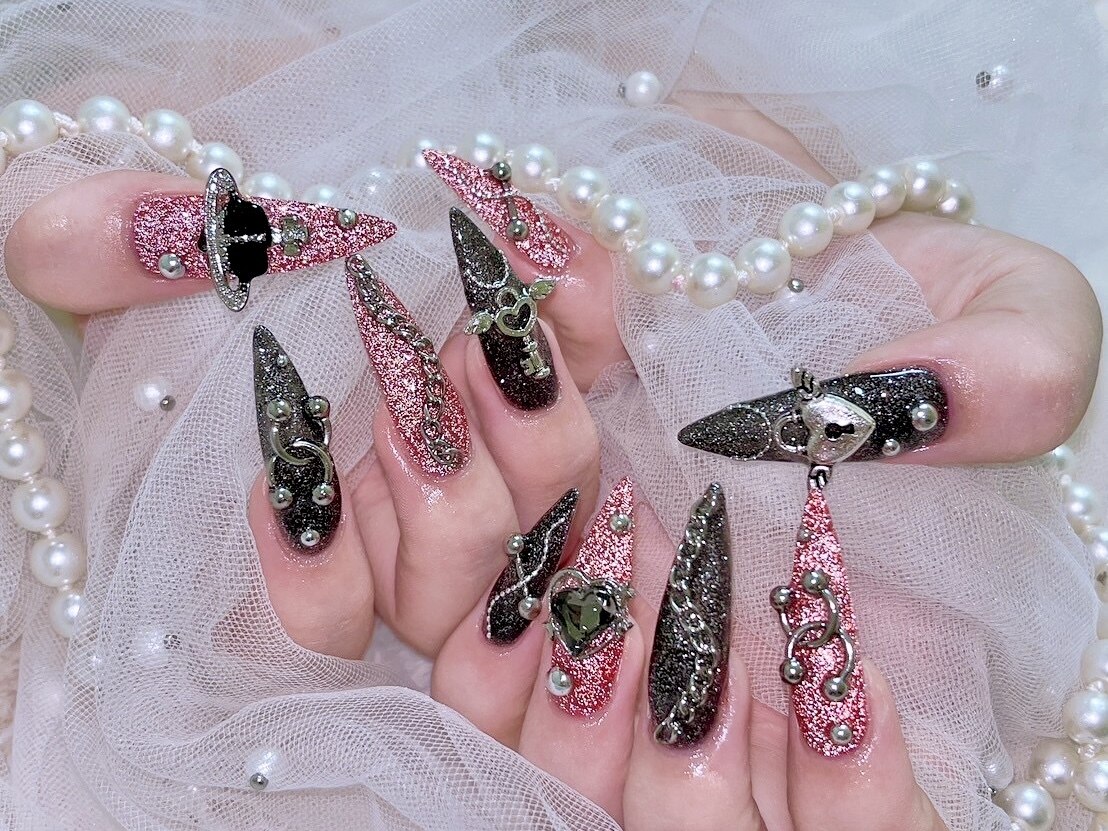 シルバーパーツネイル：PG012329545｜ネイル アリーズ セカンド(nail