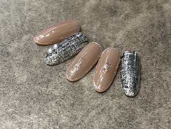 テラスアヴェダ ららぽーとエキスポシティ(Terrace AVEDA)/ツイードネイル