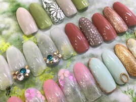 【トレンド】春ネイル