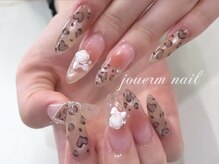 ジュエムネイル(jouerm nail)の雰囲気（【moca】レオパードネイル♪［フィルイン/韓国/ガーリー］）