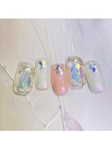 ネイルアンドまつげ リュフェール 五反田(Nail Lufaire)/囲み氷ネイル