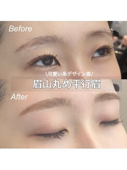 ザ アイブロウバー(The EyeBrow Bar)/眉山丸め平行眉♪