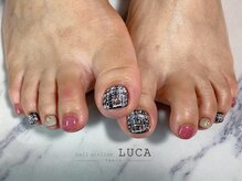 ネイルアトリエルカ(nail atelier LUCA)/M-903 大人可愛いツイードネイル