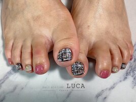 M-903 大人可愛いツイードネイル