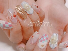 和柄ネイル/和装ネイル