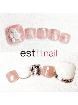 エストラッシュアンドネイル 銀座店(est lash&nail)の写真/【初回オフ無料!】足元から季節を楽しむ大人のフットネイル♪華やか.シンプル、トレンドデザインも＊銀座駅