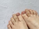 ナチュラルデザインフットネイル