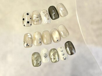 ラクネイル 浦和店(raku nail)/春くすみカラーニュアンス