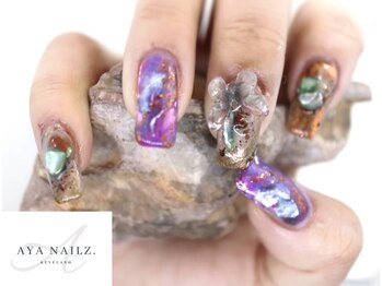 アヤネイルズ アンド アイラッシュ(AYA NAILZ.＆Eyelash)/バタフライネイル
