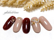 ネイルグラマラス 西新井店/《パラジェル》ボルドーネイル