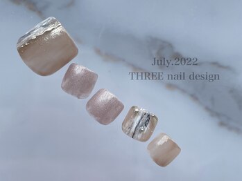 スリー(THREE)/July.2022/nail design