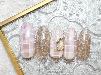 ミルネイル(Mil Nail)/チェックネイル　2