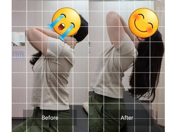 ナオル整体 西川口院(NAORU整体)/お客様のbefore/after　上体反り