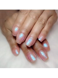 オーロラネイル♪