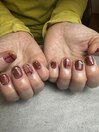 ボルドーチェックデザイン