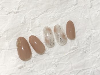 ネイルズ ララ(nails Lala)/シンプルニュアンス。