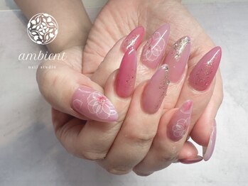ネイルスタジオ アンビエント 表町店(Nail Studio ambient)/スカルプネイル