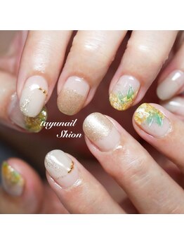 たゆ ネイル(たゆnail)/金木犀フレンチネイル