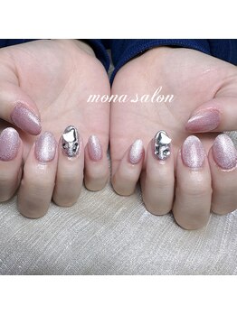 モナサロン(Mona salon)/ワンカラー埋め尽くし2本